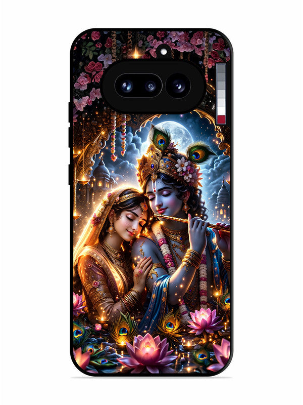 Nothing Phone 4A | 2D Metal | Radha Krishna Enjoying Flute 2 | NO-P4A-461