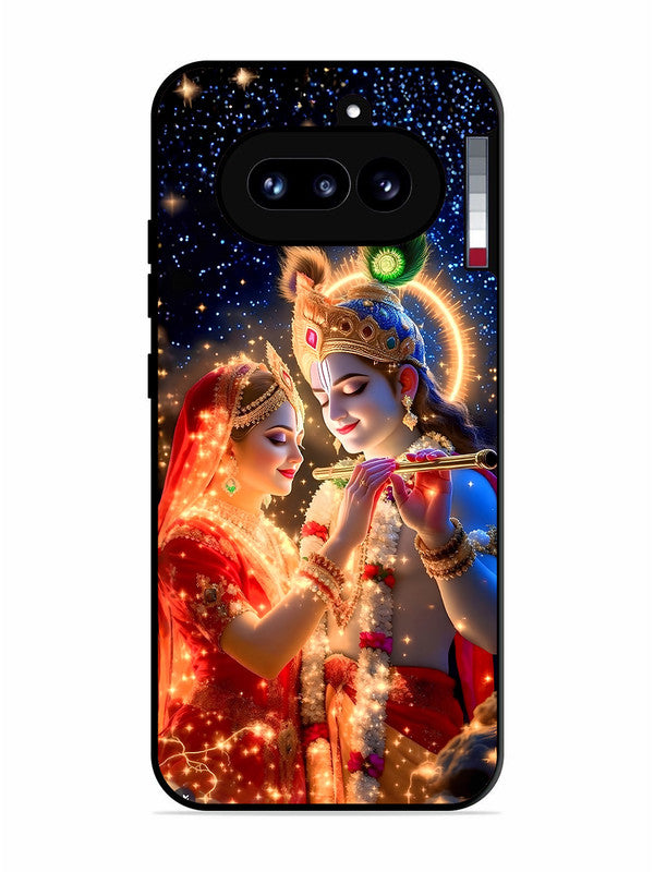 Nothing Phone 4A | 2D Metal | Radha Krishna posing with flute | NO-P4A-462