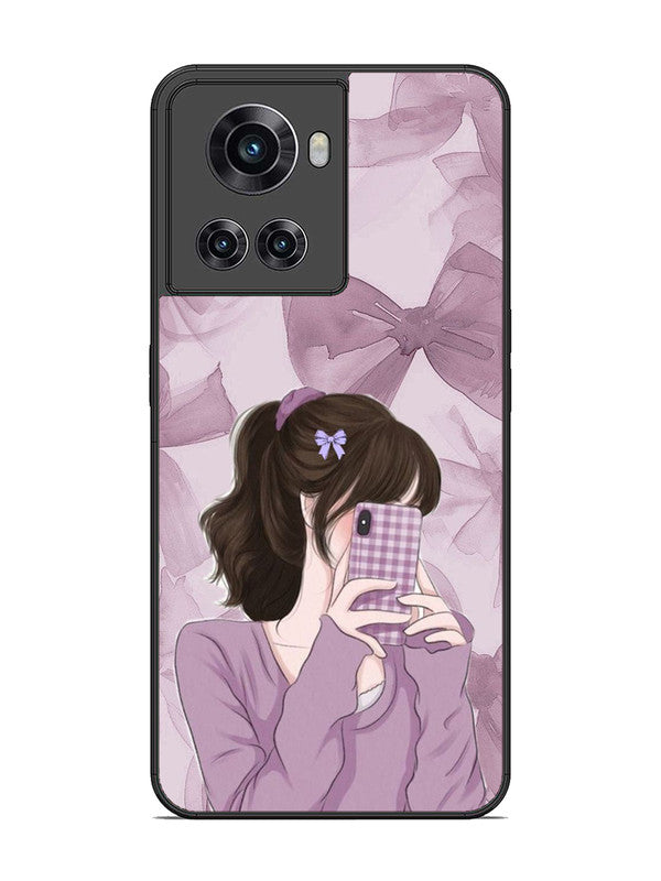 OnePlus 10R Pinky Girl taking selfie