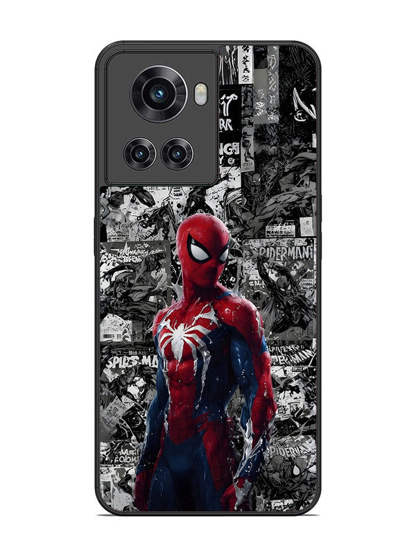 OnePlus 10R Spiderman Highlighted on News Paper
