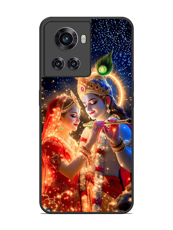 OnePlus 10R | 2D Metal | Radha Krishna posing with flute | ON-10R-462