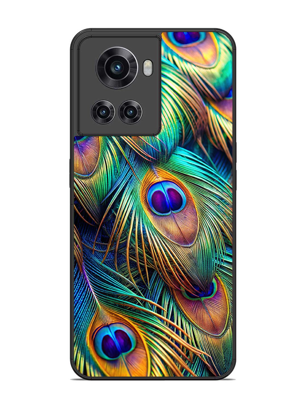 OnePlus 10R peacock feather