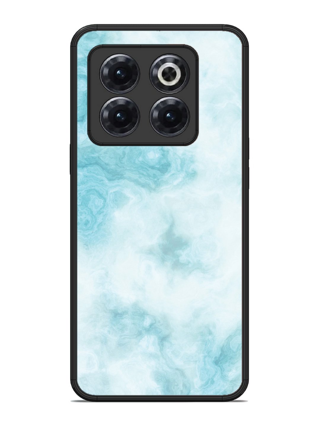 OnePlus 10T Light Blue with White Ocean Marble