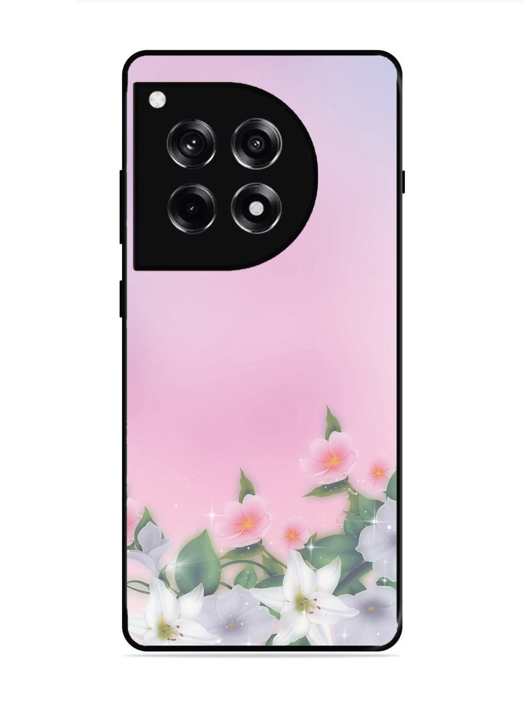 OnePlus 12R Pink Floral Elegance
