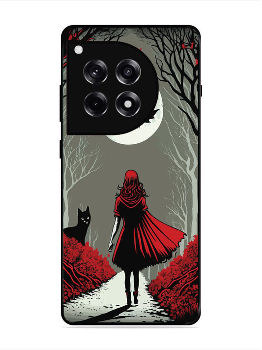 OnePlus 12R Scarlet Girl in Red Forest