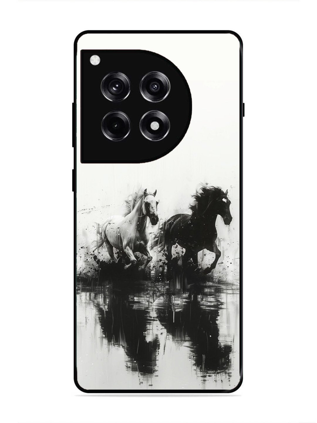 OnePlus 12R Black & White Horse