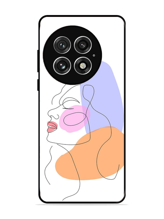 OnePlus 13 Line Art Girl Face