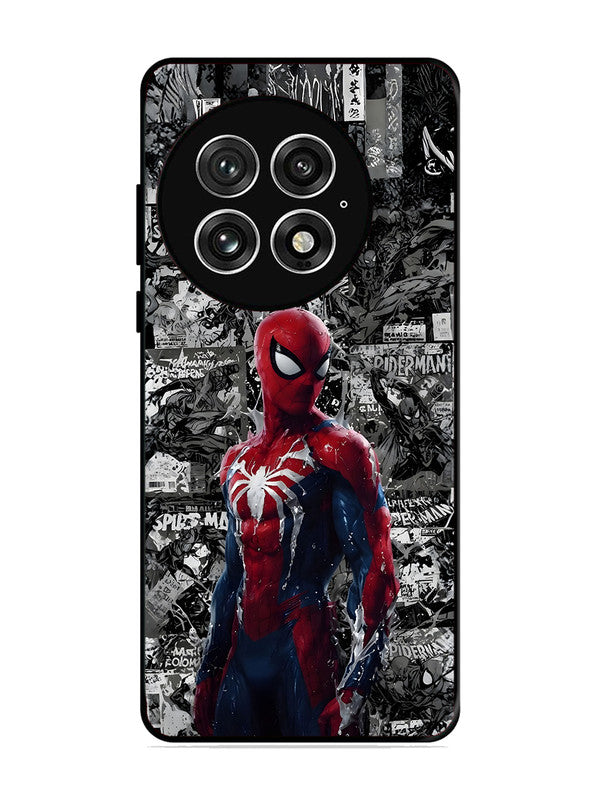 OnePlus 13 Spiderman Highlighted on News Paper