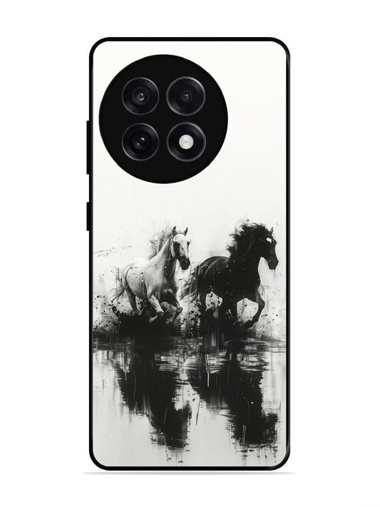 OnePlus 13R Black & White Horse