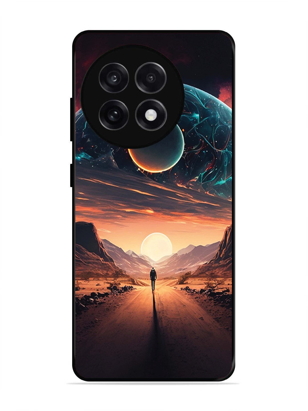 OnePlus 13R Sunset with space scene