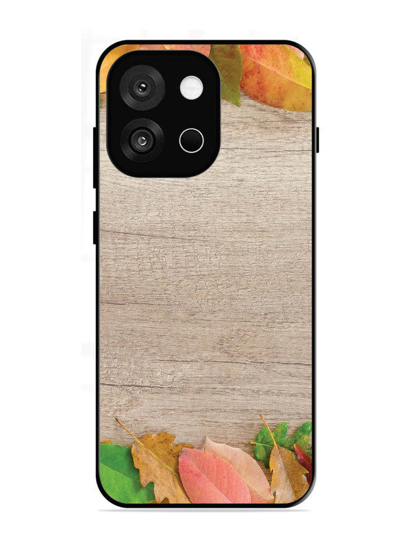 OnePlus 13s 5G Autumn Leafs On Wooden Table
