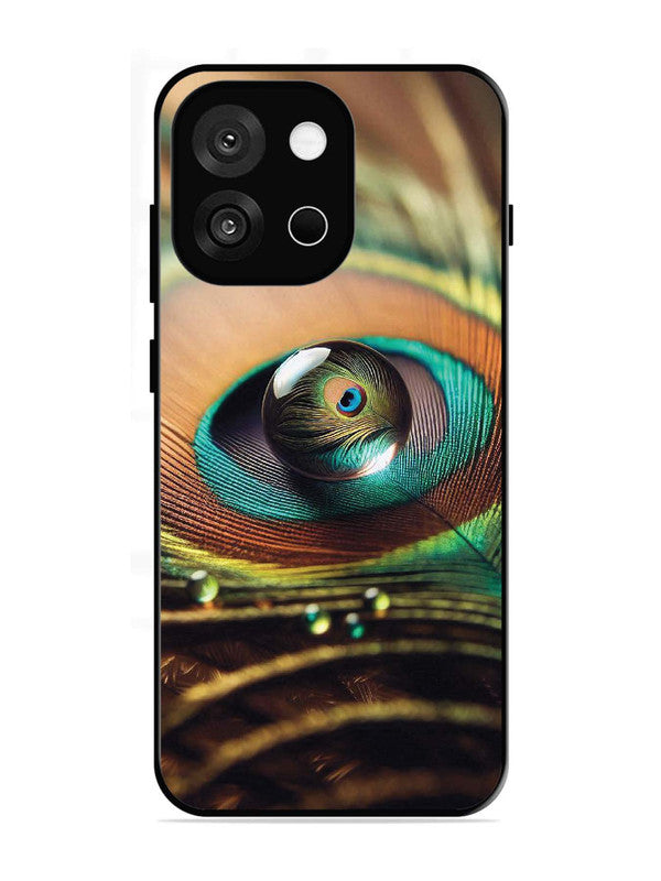 OnePlus 13s 5G Water Drop On Peacock Feather