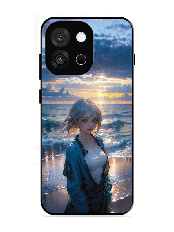 OnePlus 13s 5G Anime Girl Beach Ocean Waves