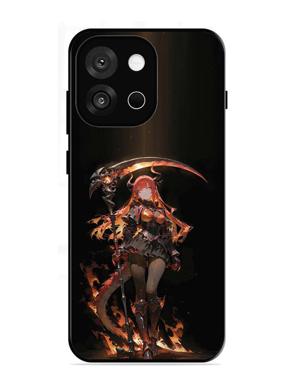 OnePlus 13s 5G anime-girl-sycthe-red-hair-horn