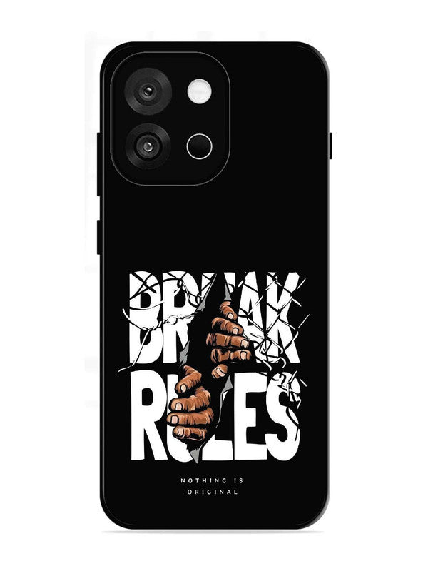 OnePlus 13s 5G Break Rules Gritty Typography Art