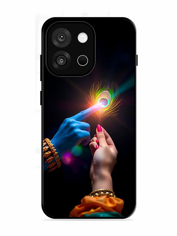 OnePlus 13s 5G | 2D Metal | Radha Krishna touching feather | ON-13s-454