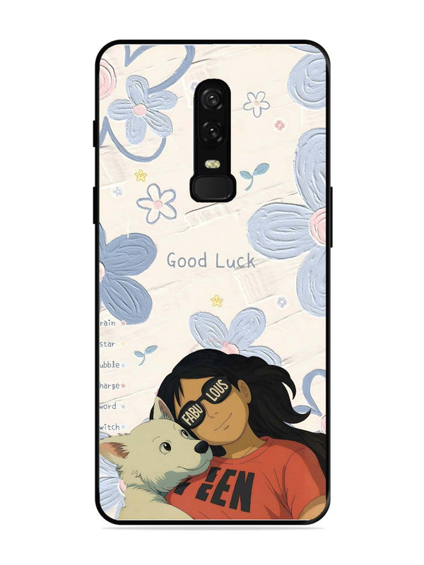OnePlus 6 | 2D Metal | Fabulous and Good Luck | ON-6-424