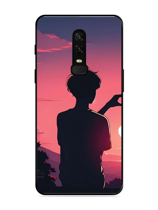 OnePlus 6 Love Heart with Hand Boy