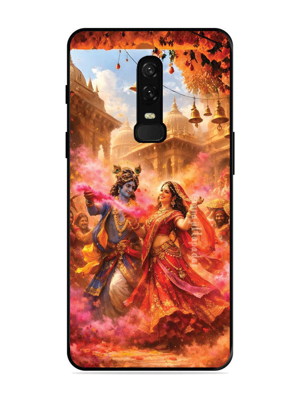 OnePlus 6 Radha Krishna Playing Holi