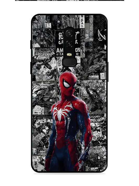 OnePlus 6 Spiderman Highlighted on News Paper