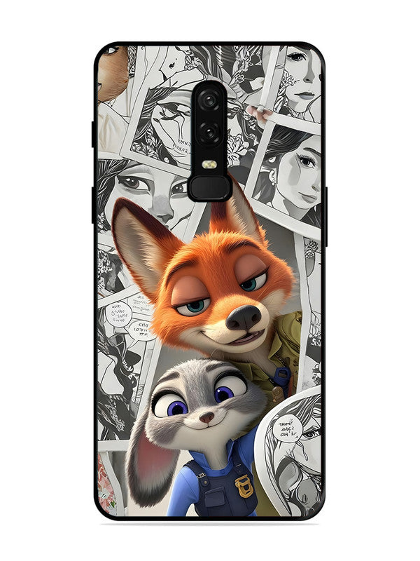 OnePlus 6 Cute Nick wilde and judy hopps