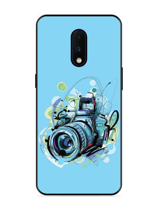 OnePlus 6T Camera Blue Background