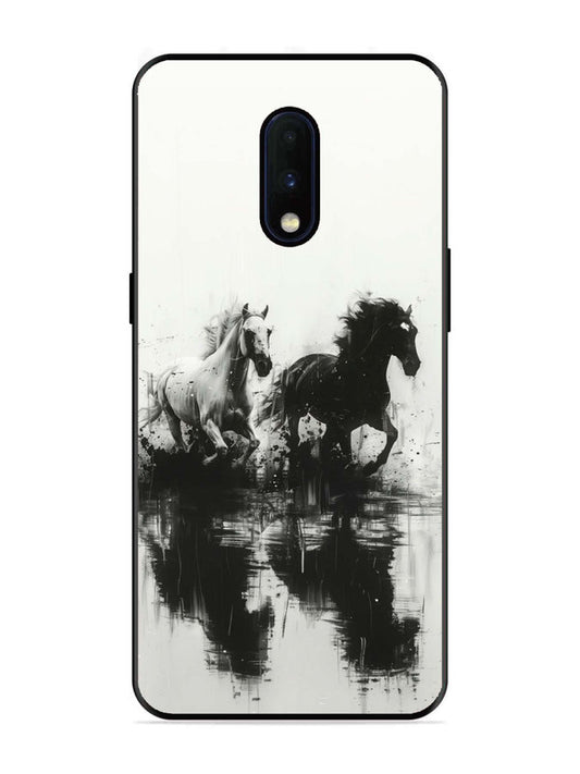 OnePlus 6T Black & White Horse
