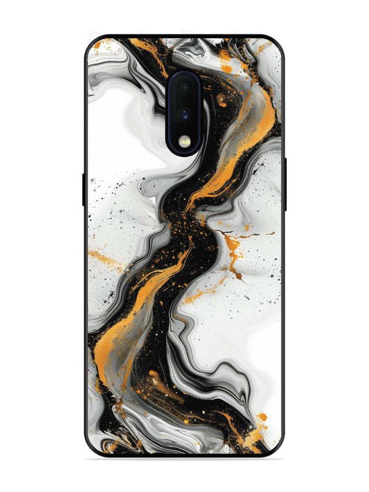 OnePlus 6T Black And Golden Marble Essence