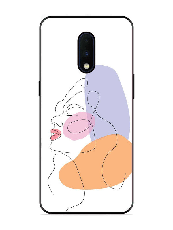 OnePlus 6T Line Art Girl Face