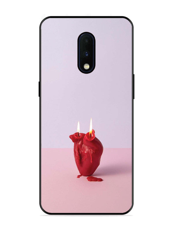 OnePlus 6T A Lighted Heart Candle
