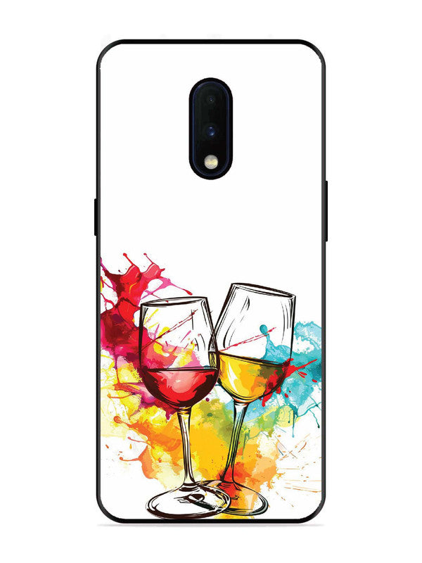 OnePlus 6T Colorful wine glasses