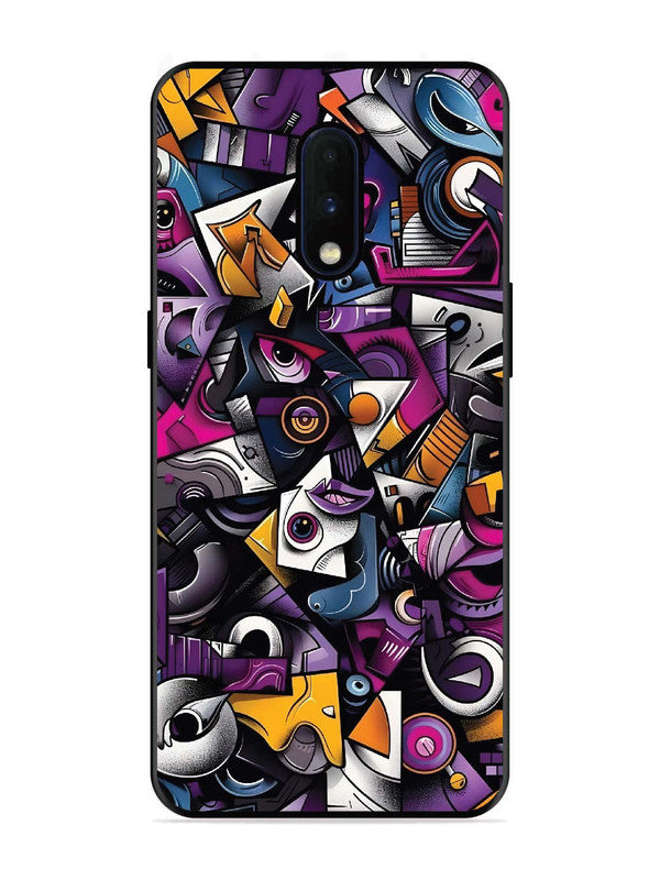 OnePlus 6T Abstract Geometric Graffiti Chaos