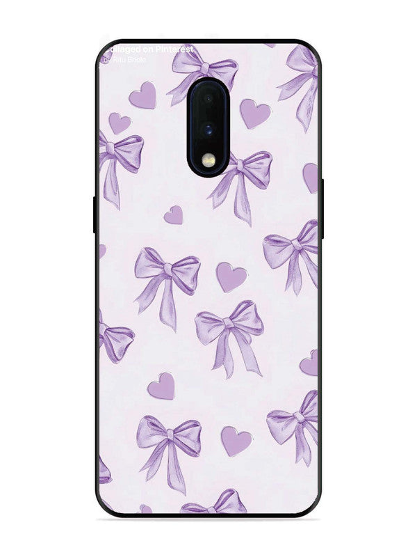 OnePlus 6T Bow Tie, Purple Hair Band