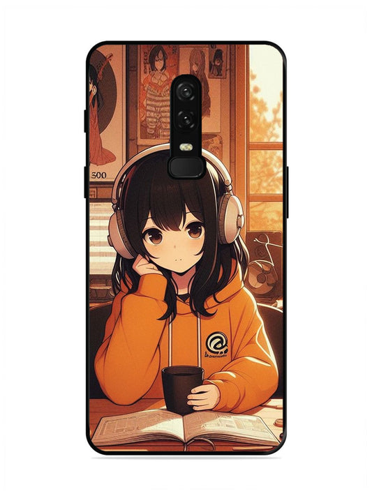 OnePlus 6 Cute Girl listening Music