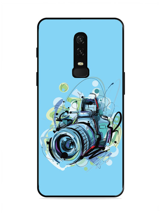OnePlus 6 Camera Blue Background