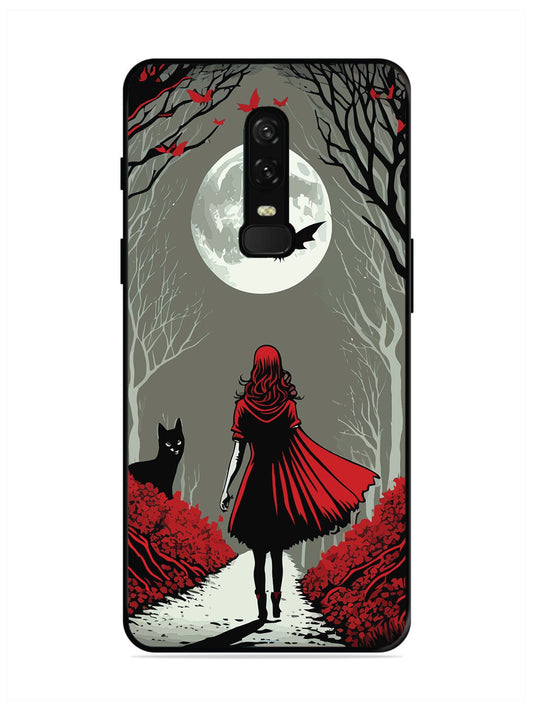 OnePlus 6 Scarlet Girl in Red Forest
