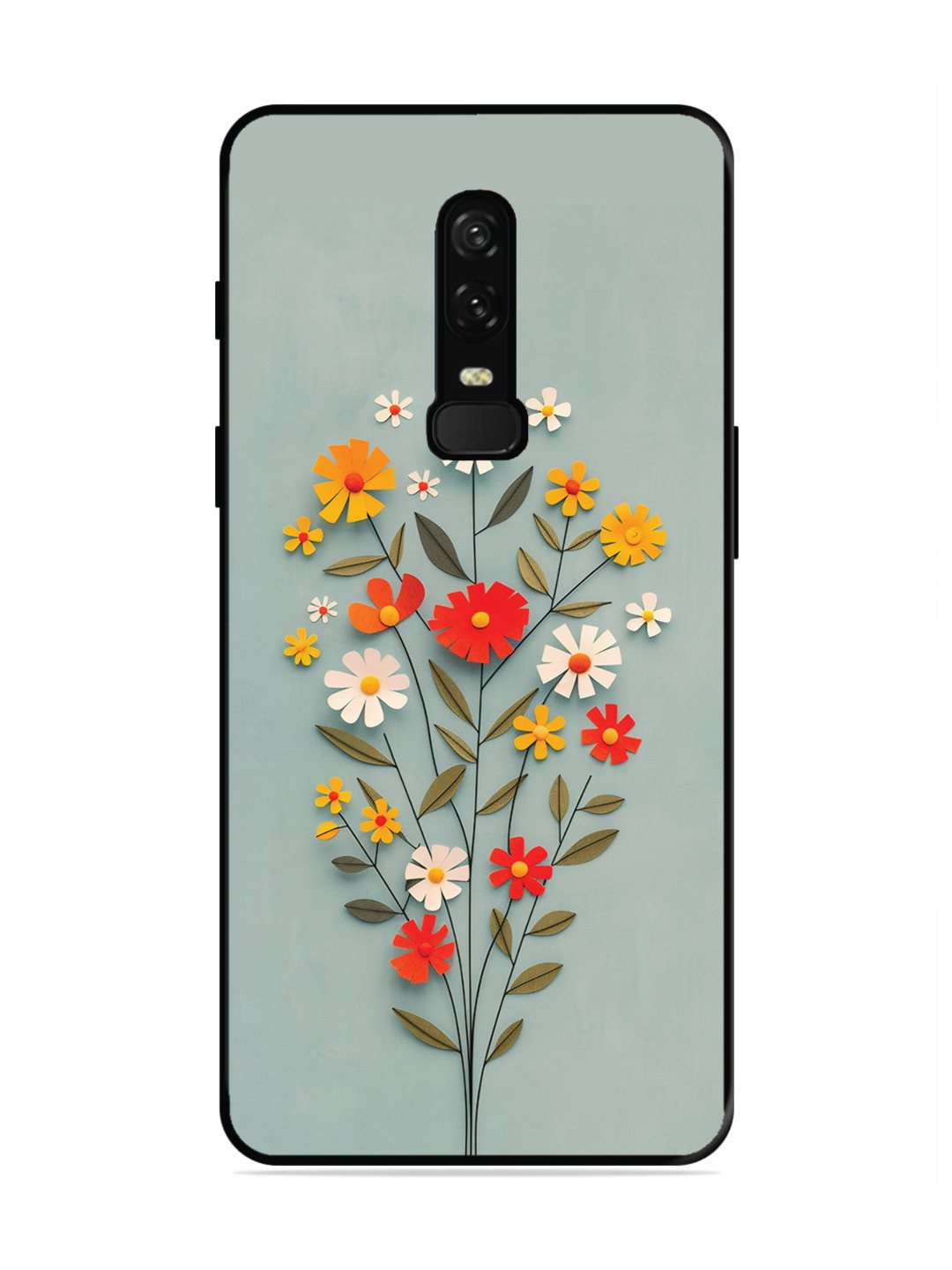 OnePlus 6 Paper Flowers