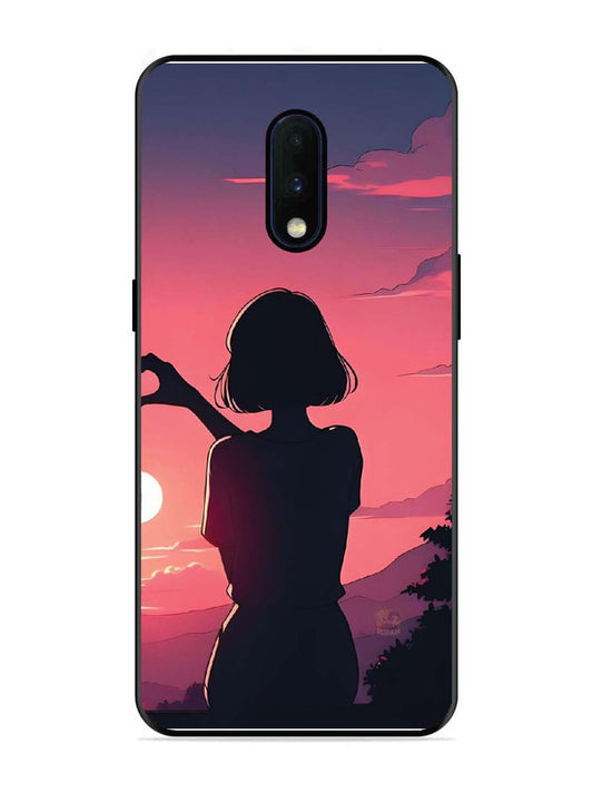OnePlus 7 Love Heart with Hand Girl