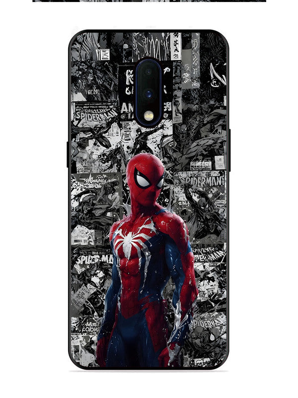 OnePlus 7 Spiderman Highlighted on News Paper