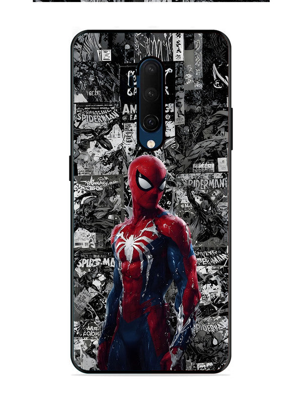 OnePlus 7T Pro Spiderman Highlighted on News Paper