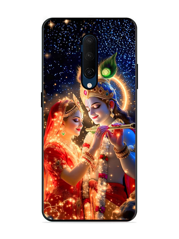 OnePlus 7T Pro | 2D Metal | Radha Krishna posing with flute | ON-7TP-462