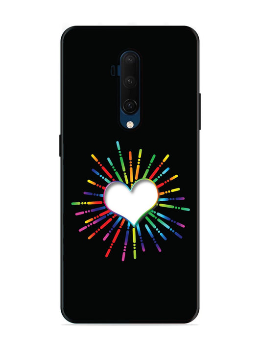 OnePlus 7T Pro Colourful Heart on Black
