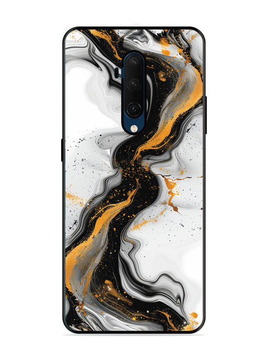 OnePlus 7T Pro Black And Golden Marble Essence