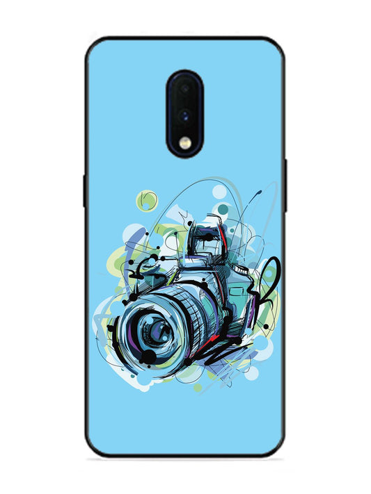 OnePlus 7 Camera Blue Background