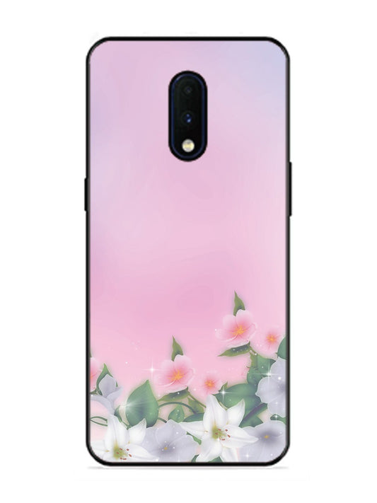 OnePlus 7 Pink Floral Elegance