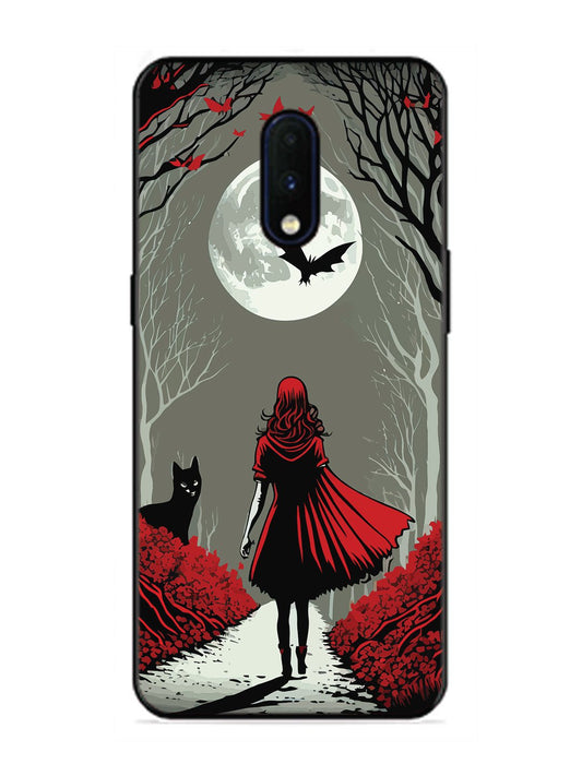 OnePlus 7 Scarlet Girl in Red Forest