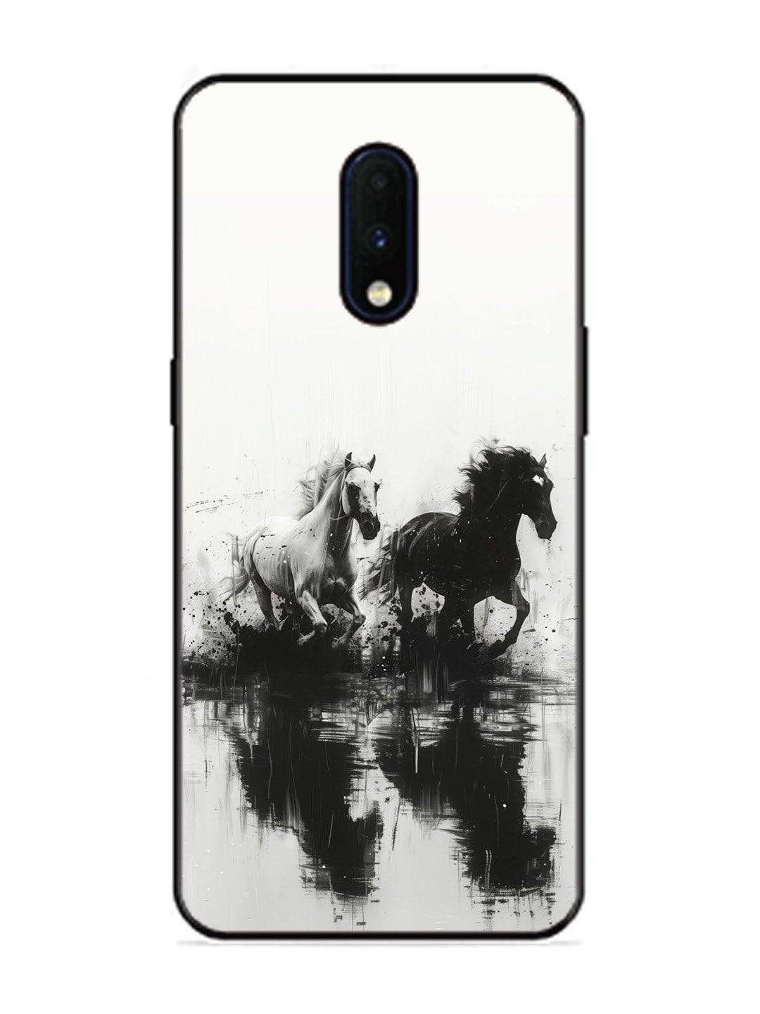 OnePlus 7 Black & White Horse