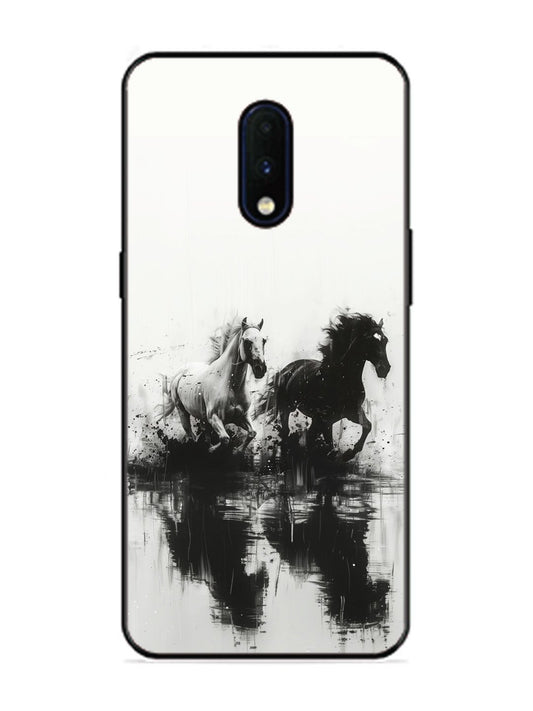 OnePlus 7 Black & White Horse