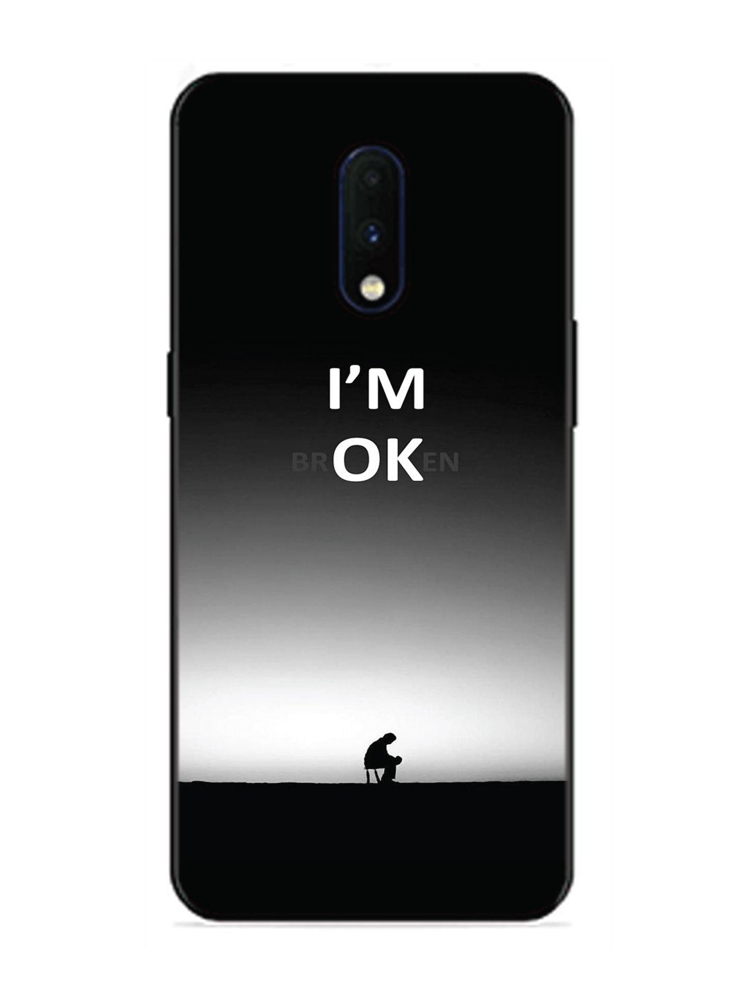 OnePlus 7 I'm Broken A man on Chair Alone