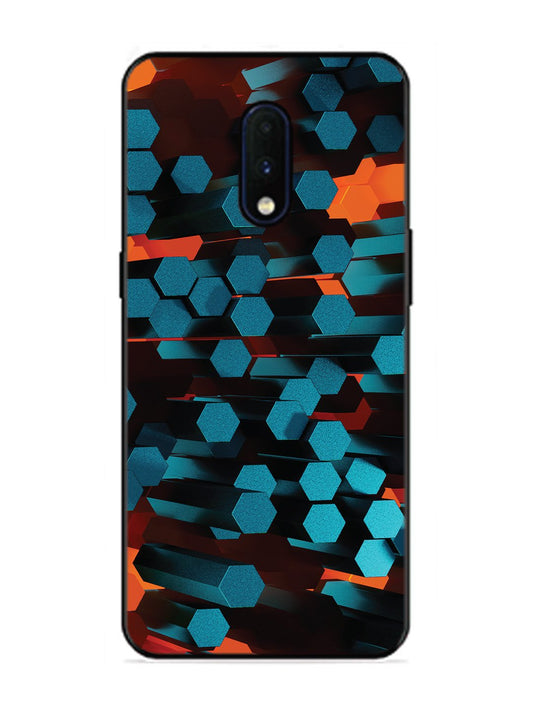 OnePlus 7 Hexagon 3D Abstract
